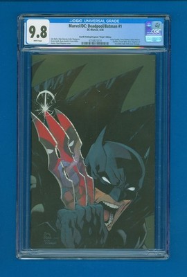 Marvel/DC: Deadpool/Batman #1 CGC 9.8 4th Print 1:25 Virgin Stegman Variant