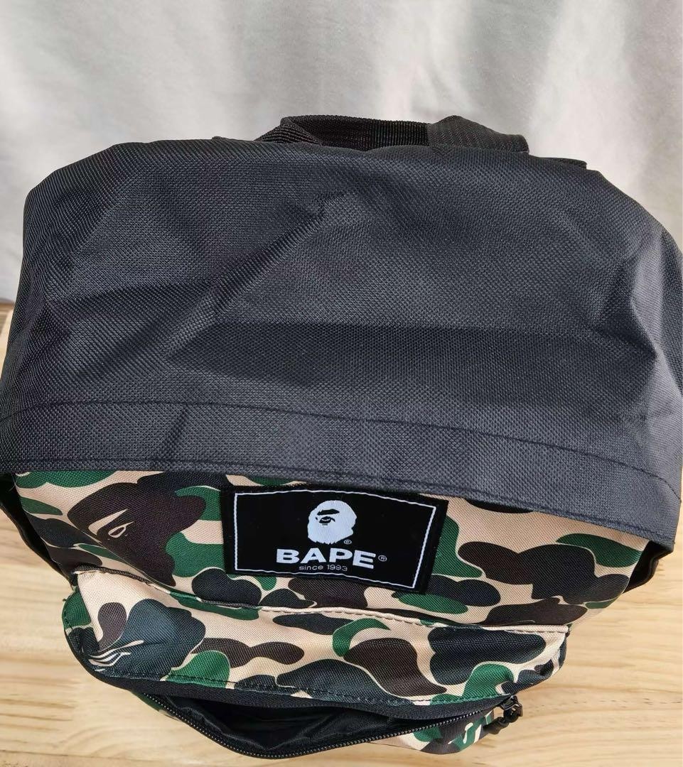 A BATHING APE Backpack Backpack Camo Pattern BAPE… - image 5