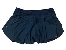 Lululemon Quick Skirt Size 6 Teal Tennis Golf Pickleball