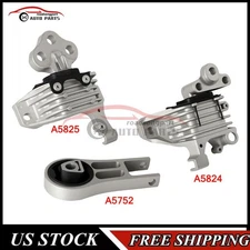 3pc Engine Motor & Transmission Mount for Jeep Cherokee 2014 2015 2016 2017 3.2L