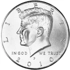 2010 P Kennedy Half Dollar Uncirculated from Mint Set