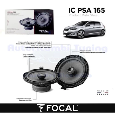Haut-Parleurs Coaxiaux FOCAL Plug Et Play IC PSA 165 Pour PEUGEOT 308 2 - Photo 1/4