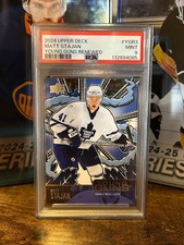 2024-25 UPPER DECK SERIES 1 MATT STAJAN YOUNG GUNS RENEWED #YGR3 PSA 9 MINT