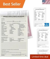 J. J. Keller Detailed Driver's Vehicle Inspection Report Book, 5 Pack 31 Se...