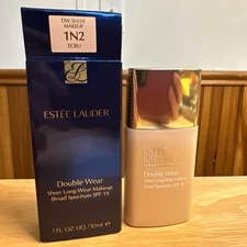 Estee Lauder Double Wear Sheer Long-wear Makeup SPF 19 - 1N2 ECRU BNIB