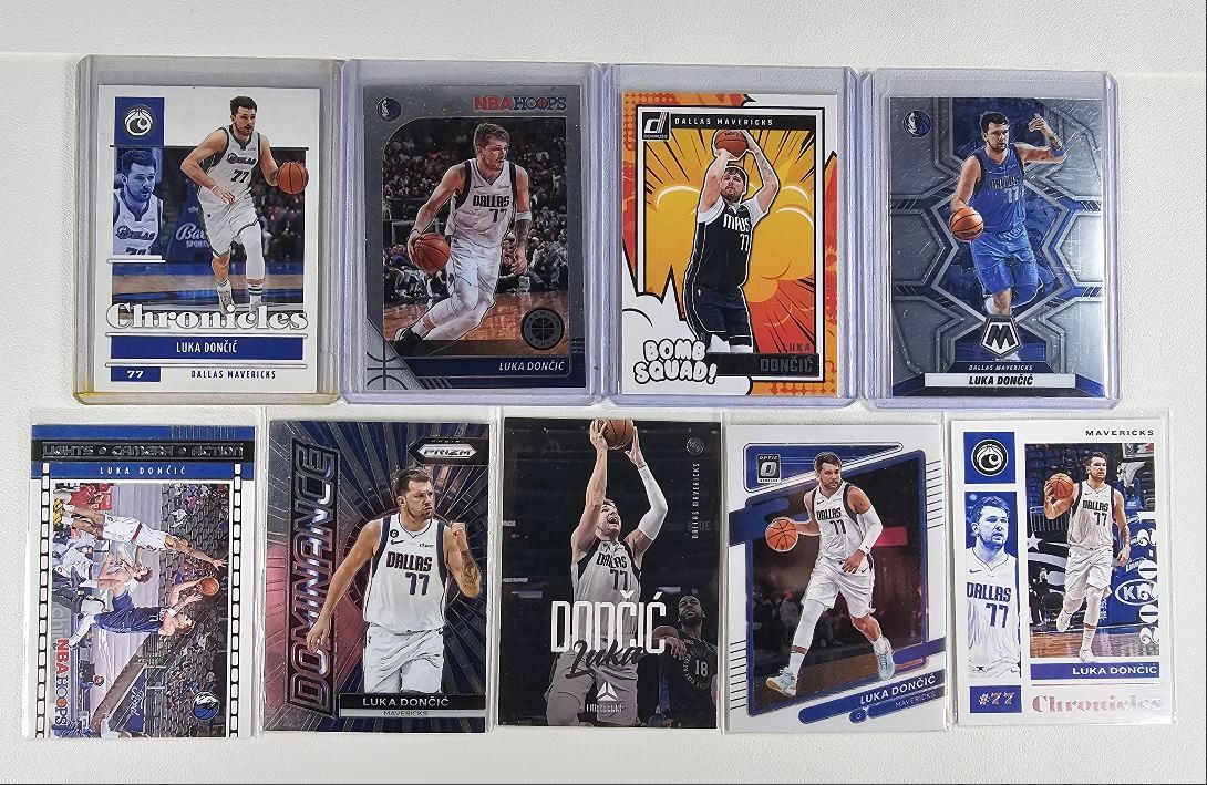 [9] LUKA DONCIC 2019-20 NBA HOOPS PREMIUM STOCK DONRUSS MAVERICKS Q1970
