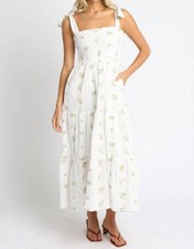 Olivaceous Emilies Floral Dress Size L