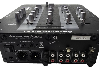 American Audio Q-D6 Professional Preamp DJ Mixer – 3 Channel