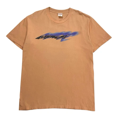 Supreme Wind Tee SS21 manches courtes évasé graphique t shirt pêche moyen M