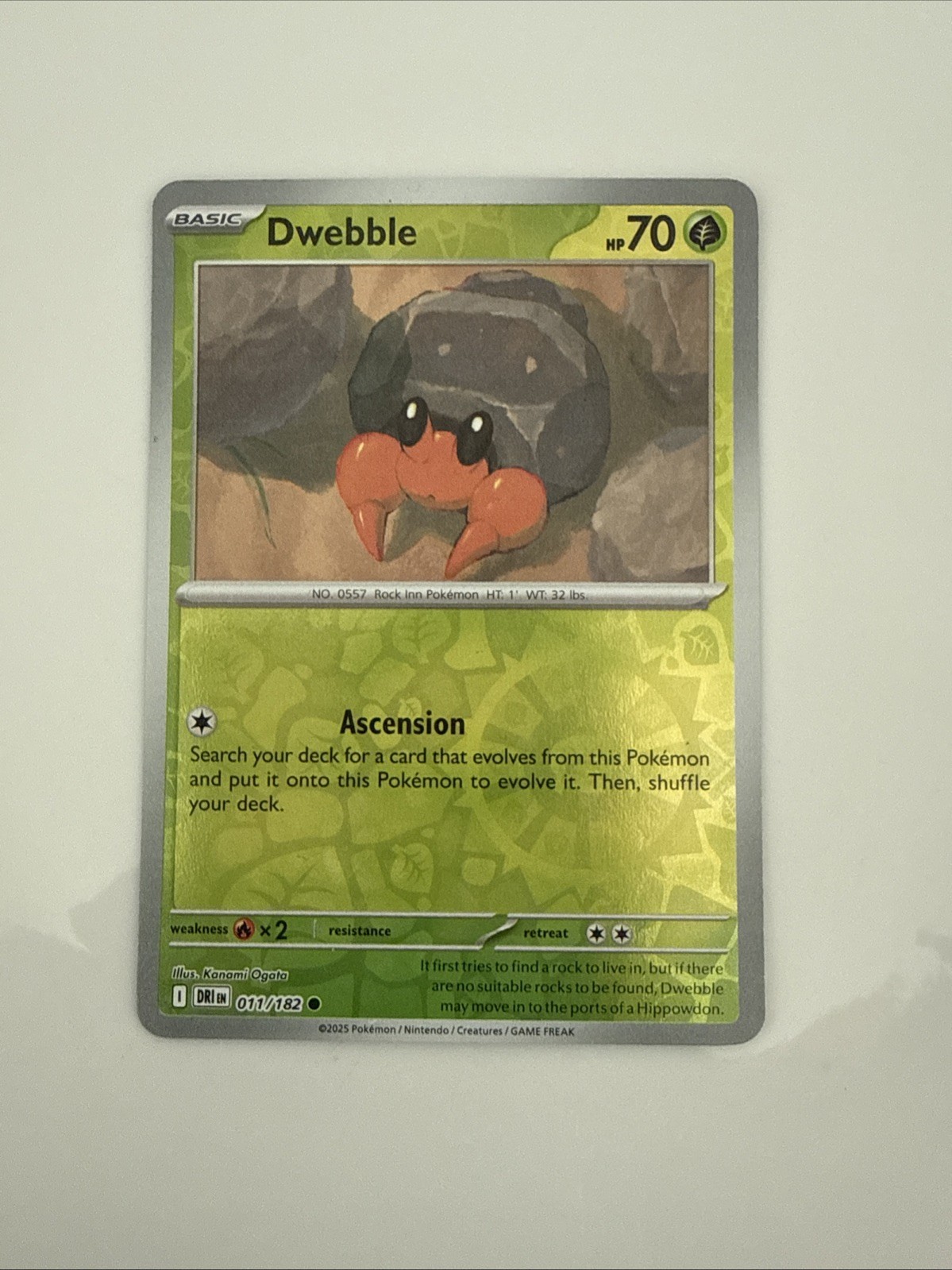 Dwebble 011/182 Sv10: Destined Rivals Common