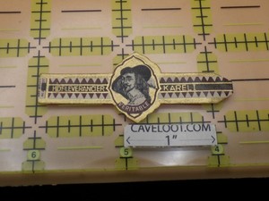 Vintage Kareli Cigar Band Hofleverancier Veritable Dutch Netherlands Ephemera
