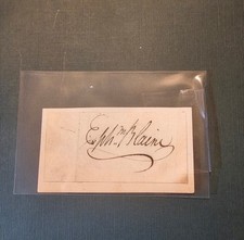 Ephraim Blaine Cut Signature.