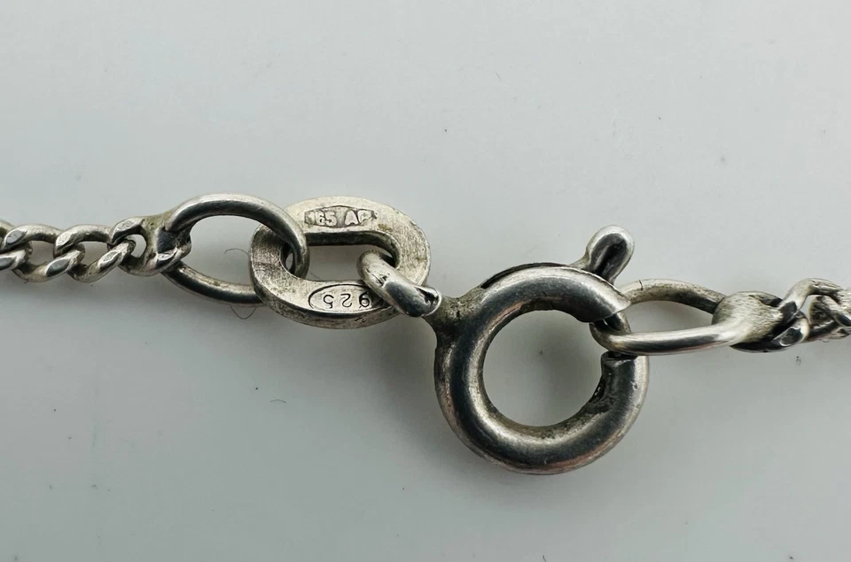 Collana Uomo Con Ciondolo Croce In Argento 925/800, Lunghezza 66cm Peso9,3gr - Immagine 4 di 4