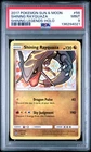 2017 POKEMON SUN & MOON SHINING LEGENDS #56 SHINING RAYQUAZA-HOLO PSA 9
