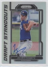 2021 Panini Prizm Draft Picks Standouts Silver Jacob Steinmetz #DS-JS Auto tj1