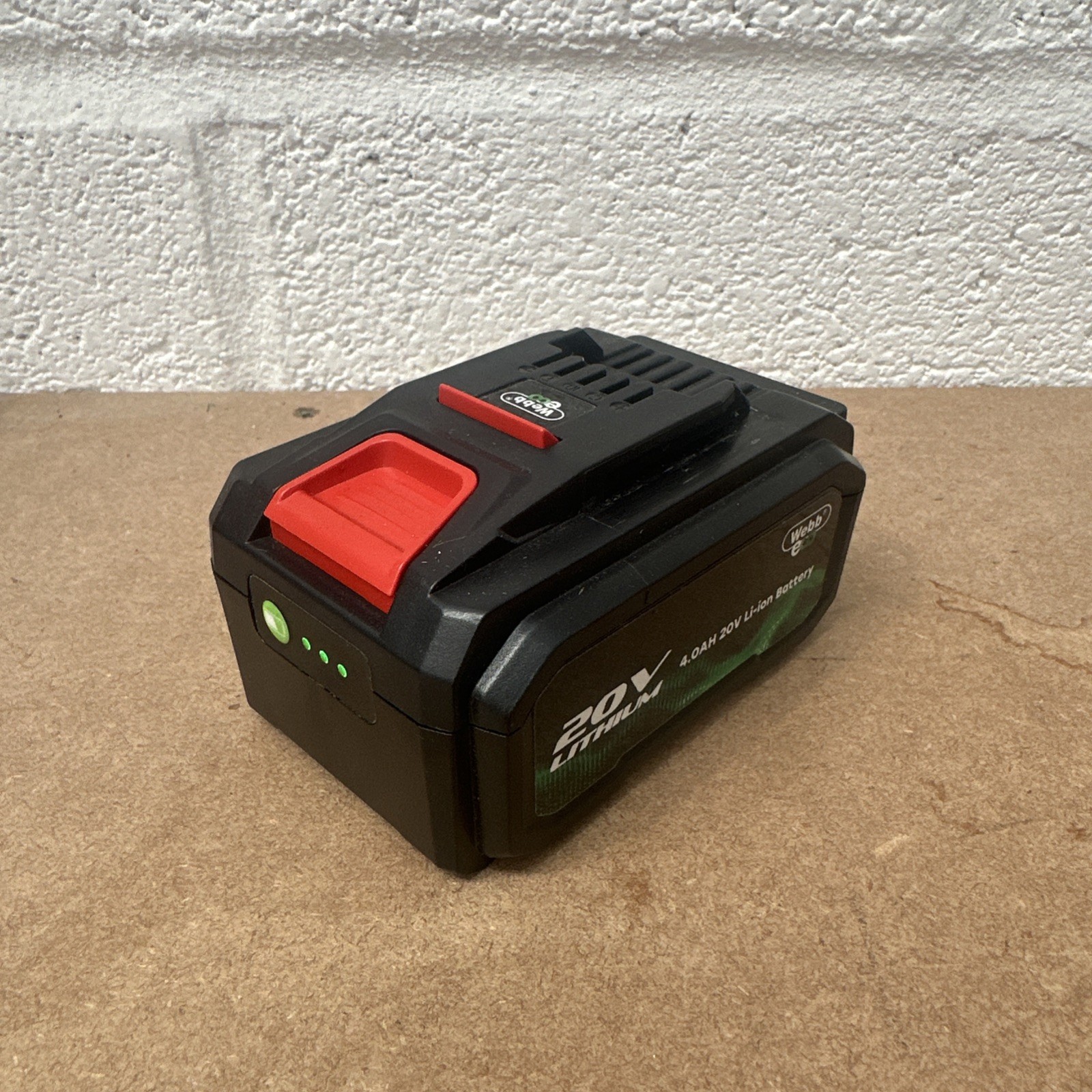 Webb WEV20B4 Genuine 20v Cordless Li-ion Battery 4ah for Eco and X Series - USED