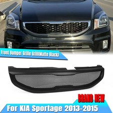 Front Bumper Grille Mesh Grill Cover Kit For Kia Sportage 20132015 Black