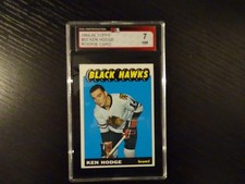 1965-66 Topps Hockey Ken Hodge Rookie card #65 Graded 7. rookie card picture