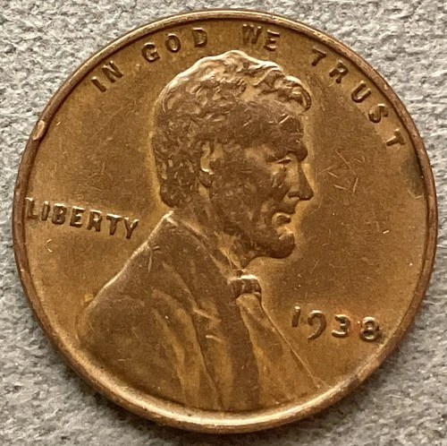 1938p  Lincoln Wheat Cent - [XF EF]  Extremely Fine - High Grade ~ B949