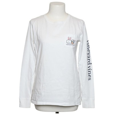 Vineyard Vines, Langarmshirt, Größe: XS, Weiß, Baumwolle, Print, Damen #ZcF