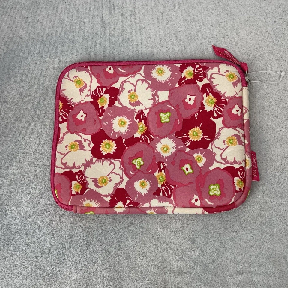 Lilly Pulitzer IPad Tablet Soft Case Sleeve Bag 10x8 Neoprene Floral - Image 3 of 4