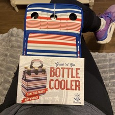 NIP Wembley Grab 'n' Go Bottle Cooler Carrier holds 6 bottles Red White & Blue
