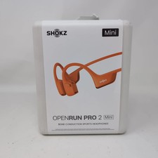 New Shokz OpenRun Pro 2 Mini Bone Conduction Headphones Orange S821-MN-OR-US