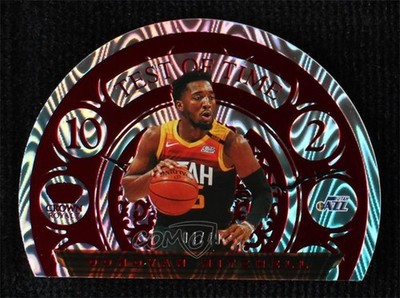 2020-21 Panini Crown Royale Test of Time Red 4/49 Donovan Mitchell #19 7y2