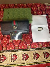 Gucci Ophidia web accent continental wallet i...