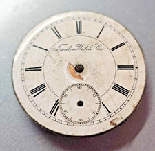 Antique U.S.A.TRENTON Watch Co. Pocket Watch Movement 557046- Not working- S92