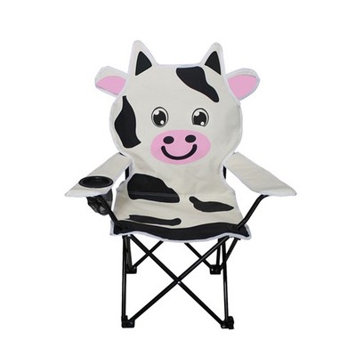 Kinder Campingsessel Anglerstuhl Getränkehalter Campingstuhl Tasche Motiv Kuh