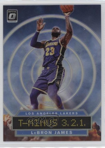 LeBron James [Holo] 2019 Panini Donruss Optic T-Minus 3,2,1 card