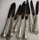 9-Reed & Barton Savannah STERLING Silver Knives 9" Stainless Blade 574 Gr