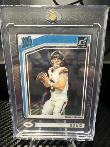 2024 Panini Clearly Donruss - Rated Rookie Bo Nix #56 (RC)