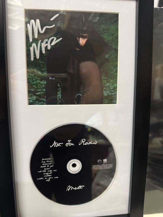 Not for Radio - Melt CD SIGNED booklet MARIA ZARDOYA marias FRAMED