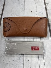 Ray Ban Universal Brown Medium Soft Case for Sunglasses  Eyeglasses with Cloth