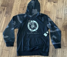 boston celtics black camouflage hoodie boys size extra large