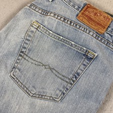 Lucky Brand Gene Montesano Bootcut Denim Jeans Women's Sz 14/32 Made In USA Fade