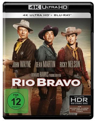RIO BRAVO  - JOHN WAYNE  - 4K ULTRA HD -BLU-Ray