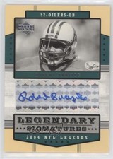 2004 Upper Deck NFL Legends Legendary Signatures Robert Brazile Auto HOF 5f7