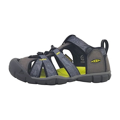 KEEN SEACAMP II CNX Kinderschuhe Jungen Sandale Grau Freizeit