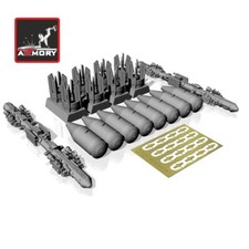 Armory Models AR ACA4810c 1:48 MZBD-4UT con 4x OFAB-100-120 sovietico alto esplosivo