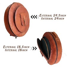 Leather Cymbal Case 24 Premium Backpack Cymba...