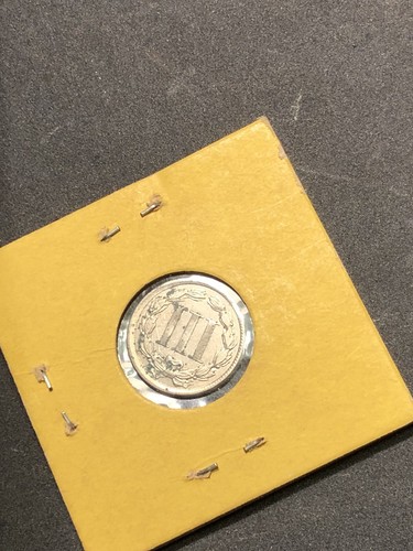 1865 Three Cent Nickel - Picture 5 of 7