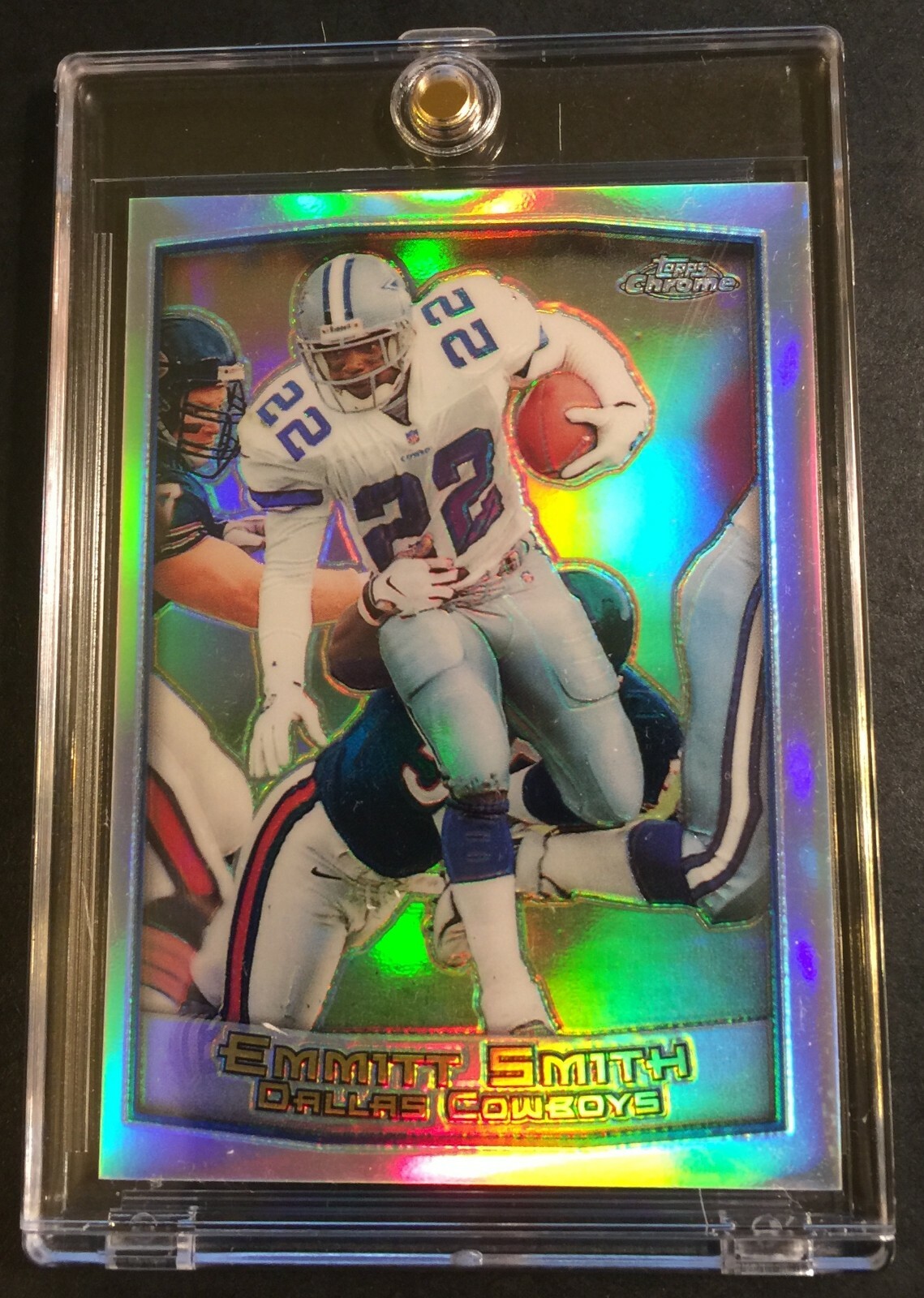 1999 EMMITT SMITH TOPPS CHROME REFRACTOR #30 COWBOYS HOF (810)
