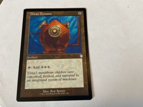 Thran Dynamo - Retro Frame U MTG The Brothers' War Commander Magic