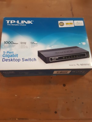 TP-Link 5-Port Gigabit Desktop Switch | 1000 Mbps | Plug and Play | TL-SG1005D