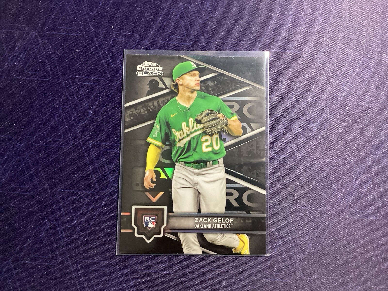 2024 Topps Chrome Black - Rookie Design Variation Refractor #40 Zack Gelof (RC)