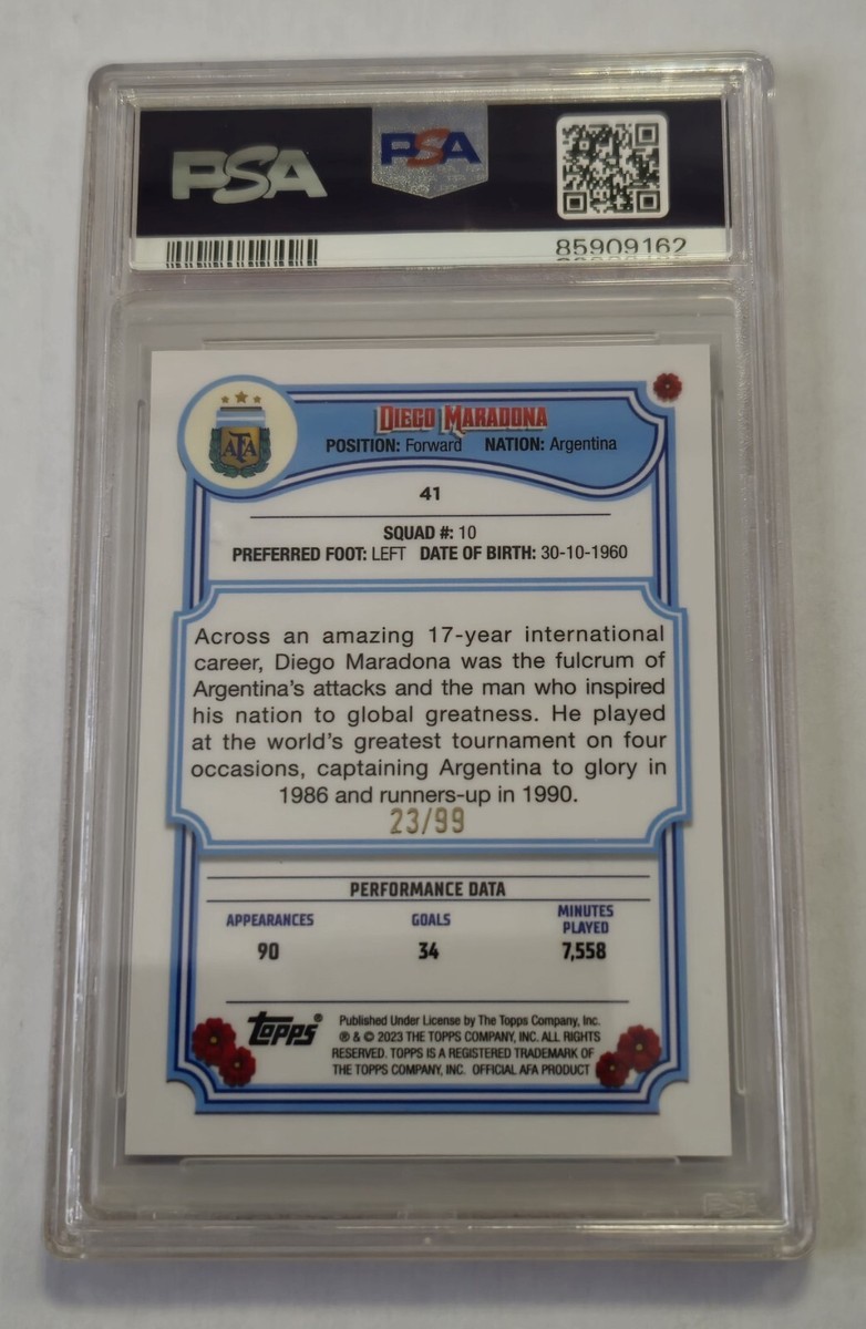その他 topps FILETEADO DIEGO MARADONA /50 Maradona Fileteado Topps Argentina 2022-23 Diego Base Yellow