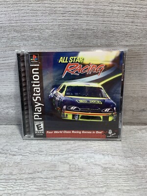 All Star Racing PS1 PlayStation 1 + Reg Card - Complete CIB
